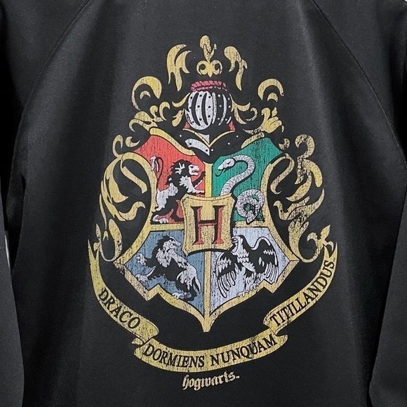 HARRY Potter Hogwarts Full Zip Track Jacket Size M - Picture 5 of 10